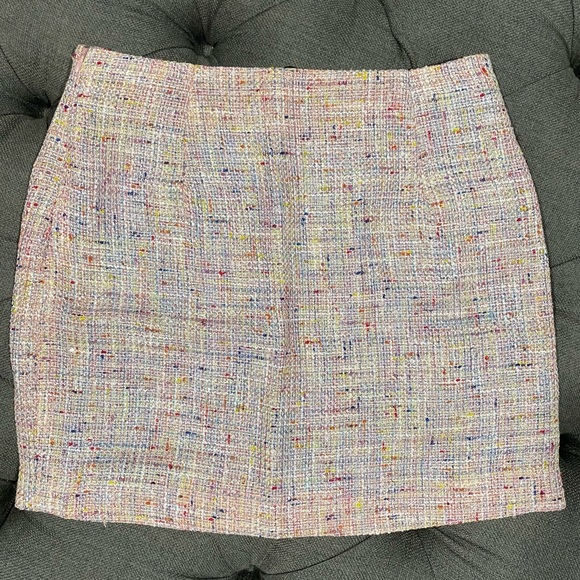 UNIQUE21 - 2 PIECE SET - Tweed Long Sleeve Fitted Blazer & Mini Skirt - Pink - Picture 5 of 8